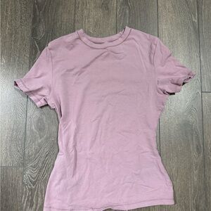 SKIMS cotton jersey Short Sleeve | size S | dusk